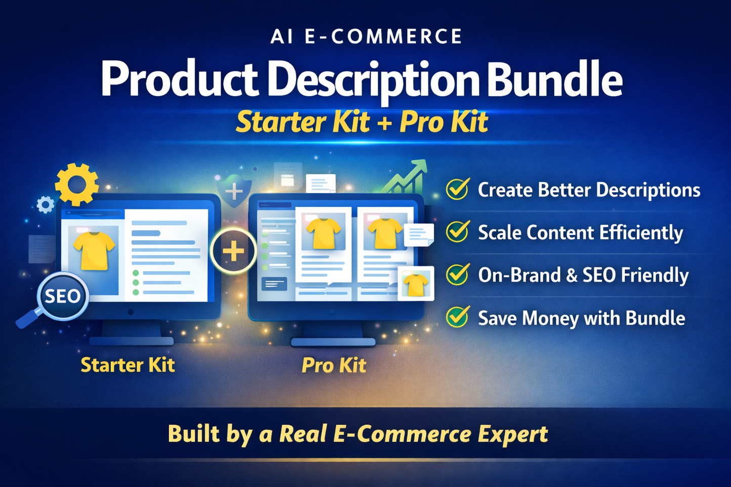 AI E-Commerce Product Description Bundle — Starter Kit + Pro Kit - COMING SOON!